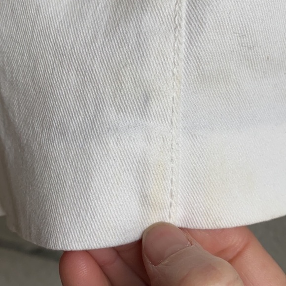 H&M High Rise White stretchy Shorts - Picture 7 of 8